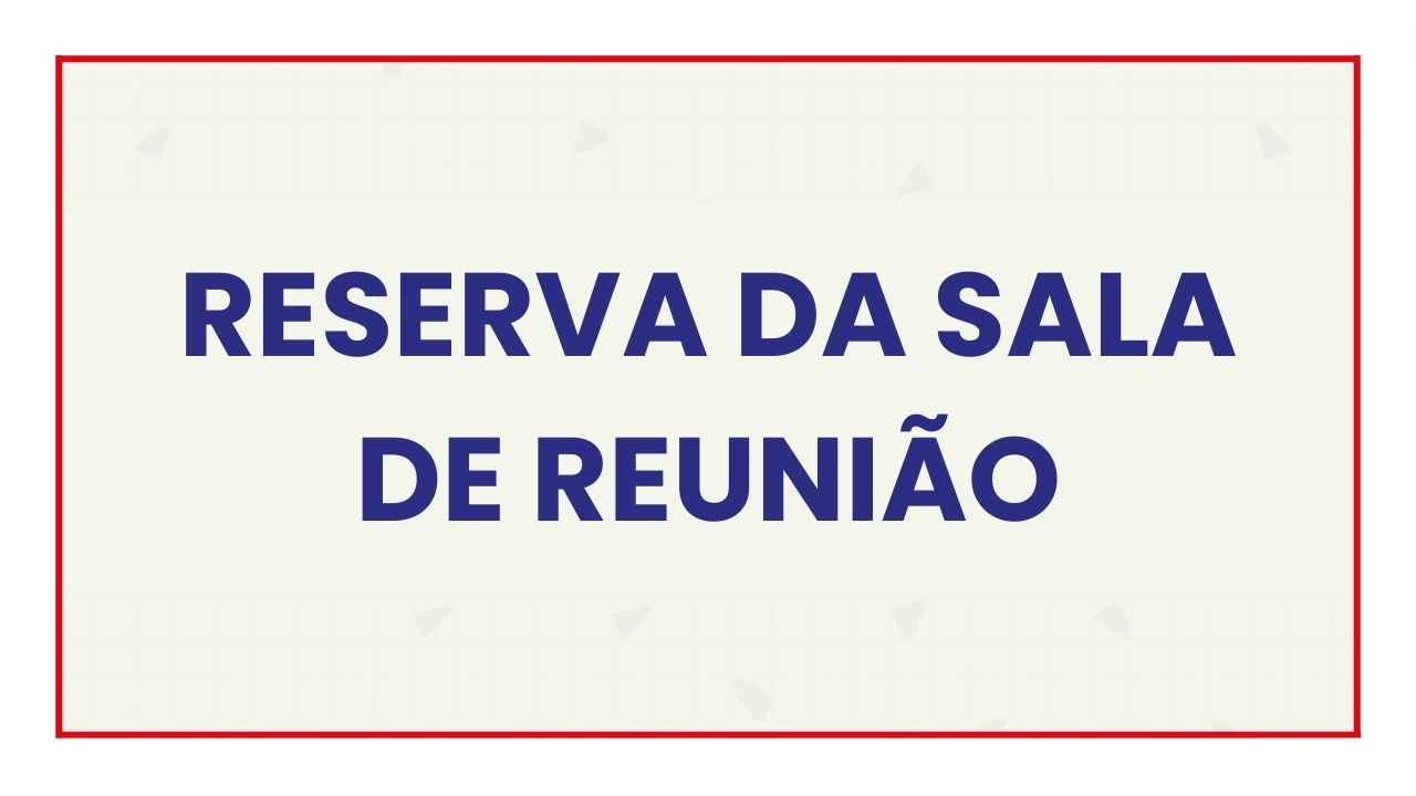 Reserva sala de reunião