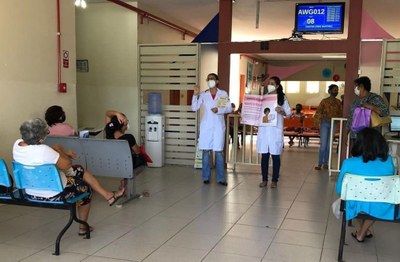 "Uma luta que cabe no peito" é o lema da campanha realizada pelo projeto no Outubro Rosa de 2021. Imagem foto disponível no perfil @promama.ufpb (Instagram).