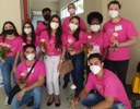 O projeto PROMAMA realiza palestras educativas nos ambulatórios de ginecologia e mastologia dos hospitais. Imagem: foto cedida pela equipe do projeto.